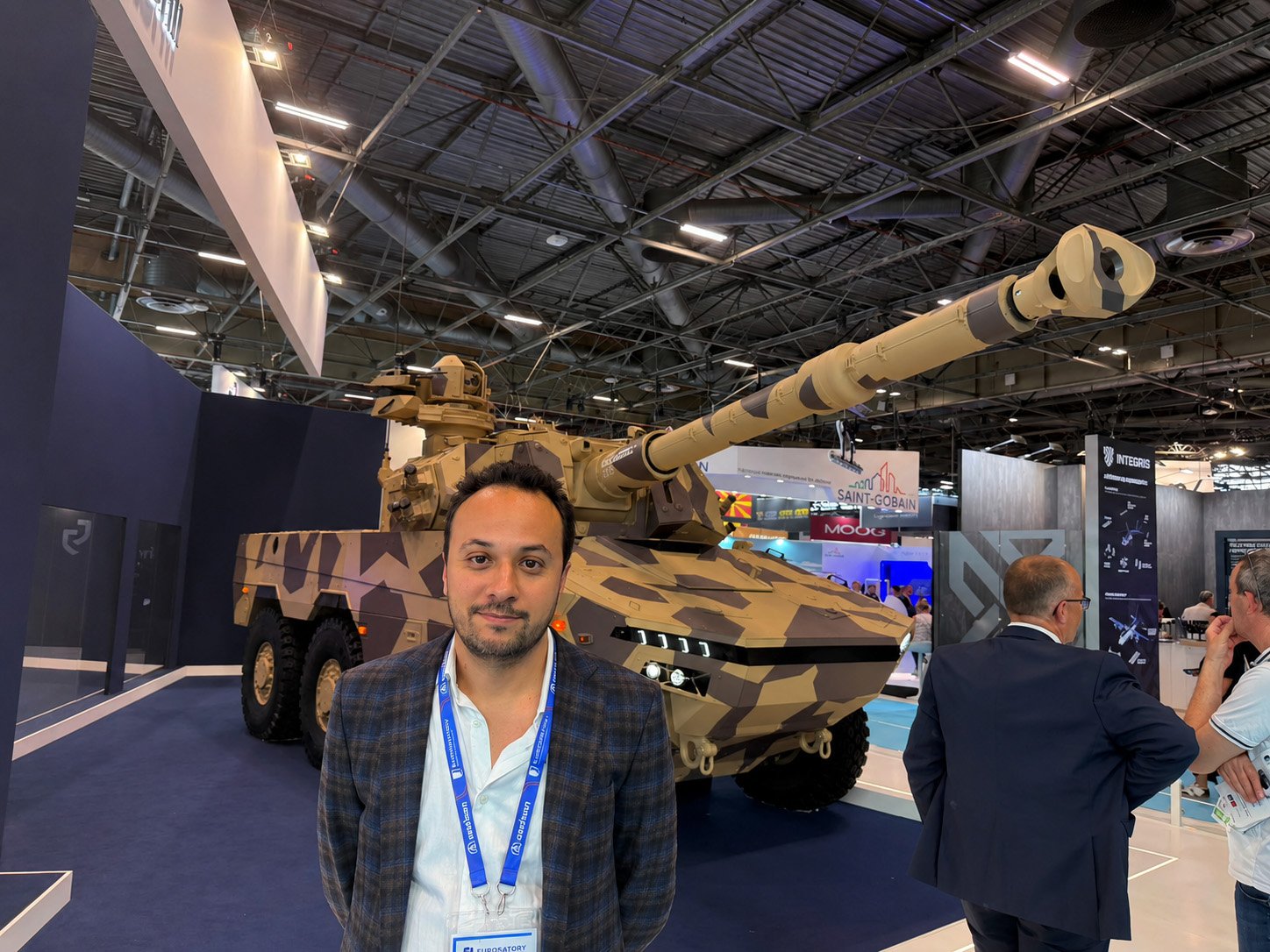 Youssef, co-fondateur de Commando75 Group, sur le salon Eurosatory 2026.